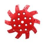 10 Pulgadas PCD Tipo Espiral Piso Recubrimiento Remoción Diamante Zapatos