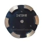 Zapatas de diamante Klindex de 140 mm para lijado de suelos con 6 segmentos