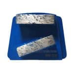 Zapatas de diamante de 2 barras para amoladora de suelos PHX