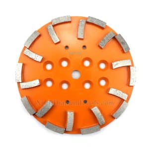 Placa diamantada de 250 mm para la preparación de superficies de hormigón