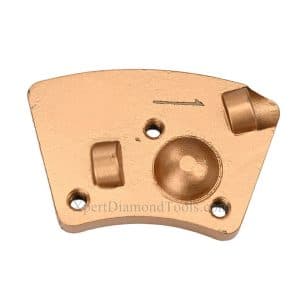 Zapatas diamantadas trapezoidales diamantadas PCD para la eliminación de revestimientos de suelos con segmento sacrificado