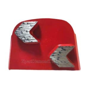 Zapatas diamantadas para suelos de hormigón Double Arrows Lavina