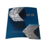 Zapatas diamantadas para hormigón Syntec Trapezoid de doble flecha