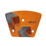 Doble Flecha Trapezoidal Piso de Hormigón Rectificado Zapatas Diamantadas