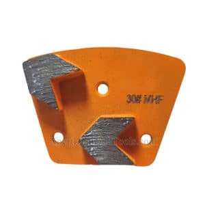 Doble Flecha Trapezoidal Piso de Hormigón Rectificado Zapatas Diamantadas