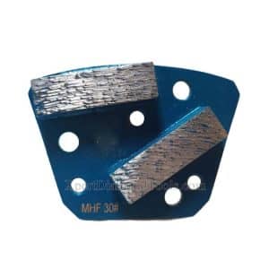 Zapatas diamantadas Blastrac de doble barra para la preparación del hormigón