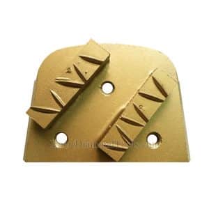 Zapatas diamantadas de doble barra Lavina para la preparación de suelos de hormigón