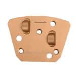 Doble mitad PCD Blastrac Trapezoid Diamond Grinding Shoes