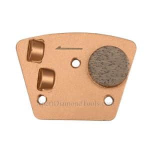 Doble Mitad PCD Diamante Rectificado Zapatas con Botón