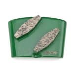 Zapatas de diamante HTC EZ Change de doble octágono para la preparación de hormigón