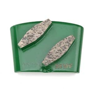 Zapatas de diamante HTC EZ Change de doble octágono para la preparación de hormigón