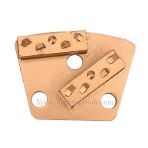 Segmentos dobles insertados de PCD Zapatas de rectificado de diamante ASL