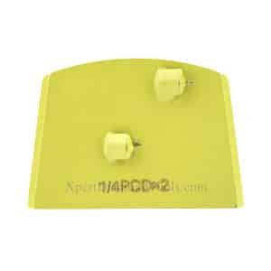Zapatas diamantadas de doble cuarto PCD Lavina Floor Coating Removal