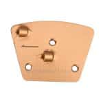 Doble cuarto redondo PCDs Trapezoidal Revestimiento de suelo Remova Diamond Shoes