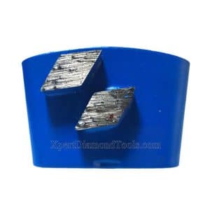 Zapatas diamantadas para hormigón HTC de doble rombo
