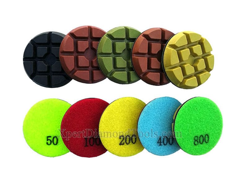 Redin Bond Thick Diamond Polishing Pads for Concrete