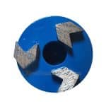Segmentos de triple flecha Rectificado de suelos de hormigón Clavos de diamante
