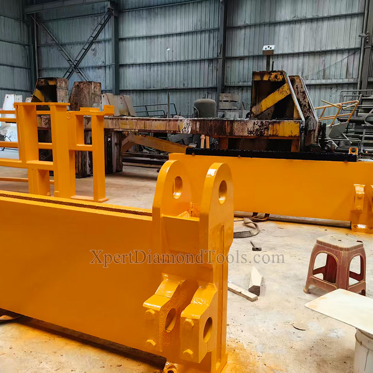 Refurbished Used MB80S Gang Saw Machines for Cutting Marble Block 5 BM80S Refurbished gang saw machines