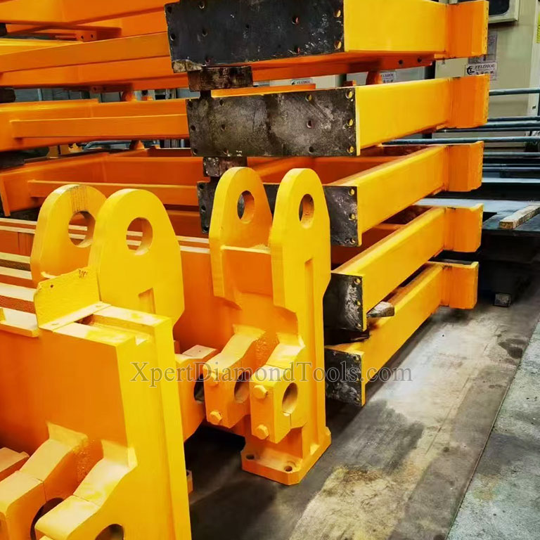 Refurbished Used MB80S Gang Saw Machines for Cutting Marble Block 2 BM80S Refurbished gang saw machines